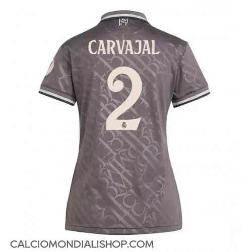 Maglie da calcio Real Madrid Daniel Carvajal #2 Terza Maglia Femminile 2024-25 Manica Corta